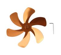 Ventilatore Calvo 170170mm 1pz 6 Pale Lega Alluminio Bruciatore Camino Ventilat