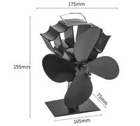 Ventilatore Camino Energia Termica per Migliorare la Circolazione del Calore e i