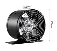 Ventilatore Canalizzato Estrattore Fumi 150mm con Base per Ventilazione Alta Eff