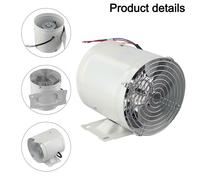 Ventilatore Canalizzato Estrattore Fumi 150mm con Base per Ventilazione Alta Eff