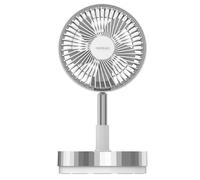Cecotec - Ventilatore portatile pieghevole, con telecomando EnergySilence 800 FoldAir Portable Control. Batteria da 7200 mAh, estensibile, oscillazione automatica, 8 pollici, 4 velocità