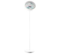Cecotec - Ventilatore a Piantana con anello luminoso a LED e telecomando EnergySIlence FanLamp, 36 W, motore DC, uscita aria reversibile, 3 toni luminosi, touch control, timer 8 ore, 3 altezze