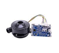 Ventilatore centrifugo, 9250-12V 800LPM 24000rpm Ventilatore potente DC senza spazzole Mini BLDC Ventilatore elettrico centrifugo con pressione 7kPa(Fan and Controller)