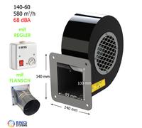 Ventilatore Centrifugo Con 5A Regolatore E Flangia,Ventilatore