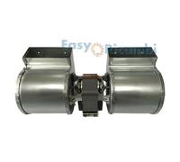 Easyricambi Ventilatore CENTRIFUGO Doppio EMMEVI Modello 207722-130W per Stufa A Pellet EDILKAMIN Iris, Prisma, SILCALOR, ECOFOREST