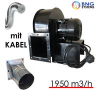 Ventilatore Centrifugo Radiale Compatti Turbo 2600m³/H 230V
