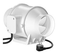 Ventilatore centrifugo, HG Power Estrattore Ventilatore in linea Super Leggero e Silenzioso (100mm standard)