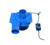 Ventilatore centrifugo, Piccolo ventilatore centrifugo ad alta pressione 12 V CC, 20 W motore brushless tubo 50 mm con controllo interruttore continuo