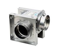 Ventilatore centrifugo, Piccolo ventilatore di scarico silenzioso in acciaio inossidabile for uso domestico, centrifugo a tubo, potente(DPT10-11C)
