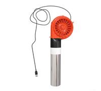 Ventilatore centrifugo portatile USB per stufa a carbone, ventilatore ad alta velocità 5V 1A per accensione barbecue, custodia in metallo (B)