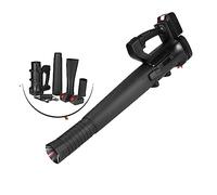Ventilatore centrifugo, Soffiatore for foglie a batteria da 2000 W a 6 marce, soffiatore a batteria a pressione del vento, spazzatrice, attrezzi da giardino for batteria da 18 V