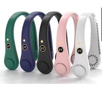 Ventilatore cervicale portatile, ventilatore da collo pieghevole con 5 velocità [EEK: A+++]