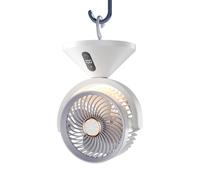 Ventilatore circolante da scrivania, ricaricabile tramite USB, ventilatore per la circolazione 'aria da scrivania, con funzione deodorante per ambienti con 100 velocità per rilassarsi in estate