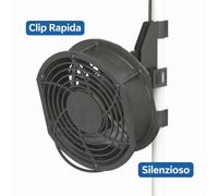 Ventilatore Clip Grow Box Silenzioso 18cm Secret Jardin Monkey Fan per Grow Tent