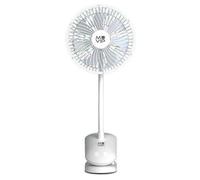 Ventilatore Clip Portatile Muvip 5W Diametro 15cm - 4 Velocità - Angolo Regolabile fino a 360º - Autonomia fino a 9h - Colore