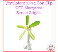 Ventilatore da Tavolo Parete Clip Morsetto Pinza Silenzioso Pale Flessibili Aria [EEK: A+++]