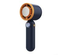 Ventilatore compatto con batteria ricaricabile e display a LED per flusso d'aria personalizzabile ovunque (verde)