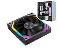 Ventilatore con alloggiamento ARGB,Ventilatore con alloggiamento per PC, Ventola di raffreddamento per computer, Ventola di raffreddamento per computer antiscivolo con controllo silenzioso