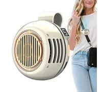 Ventilatore Con Clip Portatile - Mini Ventilatore Ricaricabile USB Rotante A 360° | 5 Velocità Funzionamento Silenzioso, Senza Pale, Compatto Per Ufficio Viaggio All'aperto Raffreddamento Personale