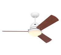 Ventilatore con Illuminazione Libeccio 120 CM Bianco Telecomando Ventola Leise