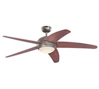 Ventilatore Con Lampada LED e Telecomando Bendan Stagno & Legno-Mela 132 CM
