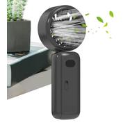 Ventilatore con morsetto | inclinabile a 180° ricaricabile con display digitale, mini ventilatore personale portatile rinfrescante, per casa, ufficio, scuola, tavolo, passeggino, viaggi all'aperto