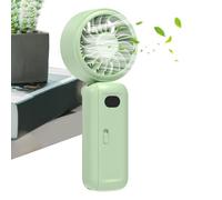 Ventilatore con morsetto | inclinabile a 180° ricaricabile con display digitale - piccolo ventilatore portatile pieghevole, per camera da letto, ufficio, scuola, passeggino, viaggi all'aperto