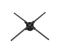 Ventilatore con ologramma 3D, Ad alta definizione ad alta luminosità WiFi versione 3D olografico Fan Pubblicità macchina, display rotante GUIDATO Schermo Installazione facile (Size : Z5S(four fan)144