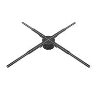 Ventilatore con Ologramma 3D da 22 Pollici, Ventilatore con Ologramma WiFi Proiettore Display Aziendale 3D con Controllo Bluetooth APP, Lucernario a Soffitto a LED Olografico