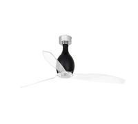Ventilatore con Telecomando Mini Eterfan Dc Nero Opaco & Trasparente 128 CM