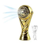 Ventilatore con trofei di calcio - Mini ventilatore portatile souvenir, divertente a forma di trofeo ricaricabile, regalo di raffreddamento portatile a 3 velocità per il giorno della , uomini e