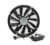 Ventilatore con velocità regolabile, 12 V avanti/indietro 250 * 250 * 30 mm, ventola di ventilazione a velocità regolabile (750 giri/min)
