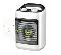 Ventilatore Condizionatore Portatile - Basso Rumore Ricarica USB con Serbatoio d'Acqua da 180ml,Ventilatore a Torre Condizionatore,per Camera da Soggiorno Cucina Ufficio