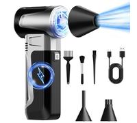 Ventilatore D Professionale Ergonomico Con Uscita A 160000 Giri/min. Costruzione In Plastica Per Pulizia E Ventilazione Industriale. Potente Strumento Ventilazione Per Officina.