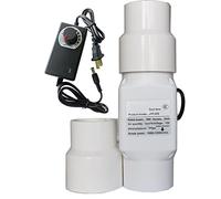 Ventilatore da 2'' in Linea, con Forte velocità del Vento, per Bagno, 12 V, per Cucina, Mini Ventilatore da 18 W, per Tende da Coltivazione, estrattore per soffitto, Parete, seminterrato (Colore: Vel