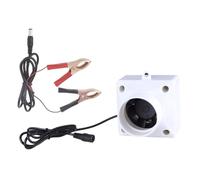 Ventilatore da 50 mm 48 W 50 dB con morsetti per batteria per sfiato officina 350 m³/ora flussi d'aria a funzionamento continuo ventilazione scarico