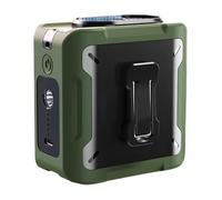 Ventilatore da appendere in vita 10000 mAh ricaricabile da appendere al collo ventilatori con forti flussi d'aria ad alta luminosità LED per lavoro all'aperto ventilatore in vita clip on