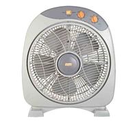 VENTILATORE DA APPOGGIO BOX FAN DA TAVOLO 40W CM.30 CON TIMER VINCO 70800