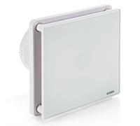 Ventilatore da bagno bianco 100 mm con IGROSTATO Ventilatore da bagno Frontale