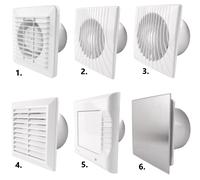Ventilatore da bagno ventilatore da parete ventilatore ∅100 / ∅120 mm timer...