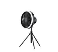 Ventilatore da campeggio 3 in 1, dotato di alimentatore da 10000 mAh e lampada antizanzare, telecomando, rotazione a 360°, 3 regolazioni in altezza, adatto per tende, camper, picnic e attività