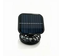 Ventilatore da Campeggio con Pannello Solare Portatile per Viaggiatori