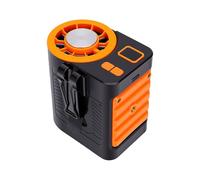 Ventilatore da Campeggio Indossabile Potente Design Ricaricabile con Flusso D'aria per Viaggi Facili, Escursioni, Pesca