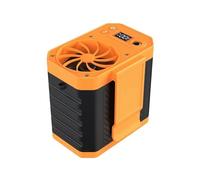 Ventilatore Da Cintura 10000 MAh, Portatile, Appendere Al Collo/alla Vita, For Esterni, Con Forte, Indossabile, Clip, For La, Luce Lunga Durata Della Batteria(Orange)