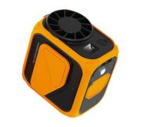 Ventilatore da cintura indossabile Ventilatore portatile Clip 6000mAh Viaggio ABS Texture Vita Adatto Per Outdoor Campeggio E Viaggi Multifunzione Vita