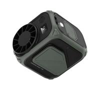 Ventilatore da cintura indossabile Ventilatore portatile Clip 6000mAh Viaggio ABS Texture Vita Adatto Per Outdoor Campeggio E Viaggi Multifunzione Vita