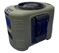 Ventilatore da cintura, torcia elettrica ricaricabile da 15000 mAh, versatile, per collana, C