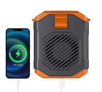 Ventilatore da cintura - Ventilatore Nomade rinfrescante - Dispositivo di raffreddamento portatile con torcia per escursionismo, spiaggia, sport, lavoro, montagna, corsa, canto fattoria