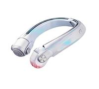 Ventilatore da collo da donna, ricaricabile, senza lama, portatile, senza lama, USB, senza lama, portatile, silenzioso, regolabile, per mamme e ragazze, estate all'aperto