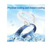 Ventilatore da Collo, Dispositivo di Raffreddamento per il Collo, Vento Forte Ma Silenzioso, Lunga Durata Della Batteria, Articolo Indispensabile per